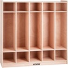 image:imageVEVOR 5Section Classroom Coat Locker 10 Cubbies for Daycare Classroom Cubbies with 4 Casters amp 5 Hooks Daycare Furniture for Home School Nursery Kindergarten