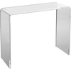 image:imageVEVOR Acrylic Side Table Set of 2 Clear End Table 18mm Thicker 18 H Modern Nightstand Used in Living Room amp Bedroom Bathroom Home Decor for Drink Coffee Snack OnePiece No Assembly RequiredConsole Table
