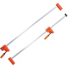 image:imageVEVOR Bar Clamps for Woodworking 2Pack 6 inch and 2Pack 12 inch Lockable FClamp with 600 lbs Load Limit 212 inch Depth Cast Iron and Carbon Steel Wood Clamps for Woodworking Metal WorkingHeavyDuty