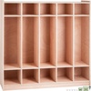 image:imageVEVOR Cubby Mobile Tray Storage Cabinet 20Compartment Cubby Storage Shelf Cubby Storage Cabinet 4 x 5 Classroom Cubbies Classroom Furniture for Home Daycare and Preschool Natural5Section
