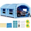 image:imageVEVOR Inflatable Paint Booth 3937 x 1640 x 1312 ft Inflatable Spray Booth with 950W1100W Blowers Air Filter System Triangular Roof for Painting Car Truck Furniture Automotive Sheet Metal33x20x13Ft