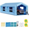 image:imageVEVOR Inflatable Paint Booth 3937 x 1640 x 1312 ft Inflatable Spray Booth with 950W1100W Blowers Air Filter System Triangular Roof for Painting Car Truck Furniture Automotive Sheet Metal39x16x13Ft