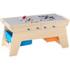 image:imageVEVOR Kid Activity Table and 2 Chairs Set 232320inch Graffiti amp Building Blocks DoubleSided Tabletop Toddler Play Table with Storage for Kids 3 Years Large Storage Space Gift for Boys amp Girls361915inch