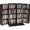 image:imageVEVOR Media Storage Cabinet 4Tier DVD Shelf Organizer 2402 x 1449 x 3331 in Multimedia Storage Organizer for CDs DVDs Books Games CD Shelf for Living Room Home Office Recording Room BlackBlack