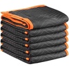 image:imageVEVOR Moving Blankets 12 Pcs 72 x 40 in 32 lbsdz Large Packing Blankets with Cotton Filling Heavy Duty Nonwoven Fabric Padded Moving Blanket for Shipping Wrapping Protecting Furniture6 Pcs26 lbsdz