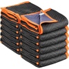 image:imageVEVOR Moving Blankets 12 Pcs 72 x 40 in 32 lbsdz Large Packing Blankets with Cotton Filling Heavy Duty Nonwoven Fabric Padded Moving Blanket for Shipping Wrapping Protecting Furniture12 Pcs32 lbsdz