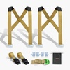 image:imageVEVOR Moving Straps 2Person Lifting and Moving System with 2 Harness Straps 2 LoadBearing amp 1 Handheld Adjustable Lifting Shoulder Move Furniture Appliances Mattresses