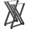 image:imageVEVOR Set of 2 Steel Table Legs 28 Height 31 Wide Dining Table LegsHeavy Duty 31 Square Box Section X Frame Table Legs28x31x31 Inch Black Color Industrial Country Style Metal Dining LegsBlack