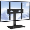 image:imageVEVOR Universal TV Mount for 3255 inch TVs Height Adjustable Swivel Stand with Tempered Glass Base for Bedroom Living Room3255inch
