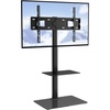 image:imageVEVOR Universal TV Mount for 3255 inch TVs Height Adjustable Swivel Stand with Tempered Glass Base for Bedroom Living Room3265inch
