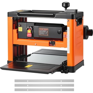 image:imageVEVOR 13Inch Spiral Thickness Planer Woodworking Power Benchtop Planer with 2000W 23500 RPM Powerful Motor Single Speed for Hard amp Soft Wood MaterialSingle Speed 3 Blade