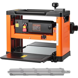 image:imageVEVOR 13Inch Spiral Thickness Planer Woodworking Power Benchtop Planer with 2000W 23500 RPM Powerful Motor Single Speed for Hard amp Soft Wood MaterialSingle Speed Spiral Blade
