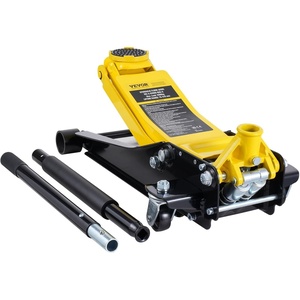 image:imageVEVOR 4 Ton Low Profile HeavyDuty Steel Racing Floor Jack with Dual Pistons Quick Lift Pump Lifting Range 39420982T