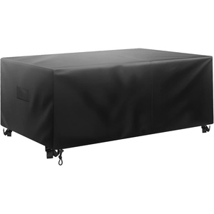 image:imageVEVOR Patio Furniture Cover 420D Heavy Duty Waterproof Outdoor Dining Table and Chairs Cover Large Rectangular Patio Table Covers with Air Vent for All Weather 74L x 47W x 28H inch Black88L x 62W x 28H
