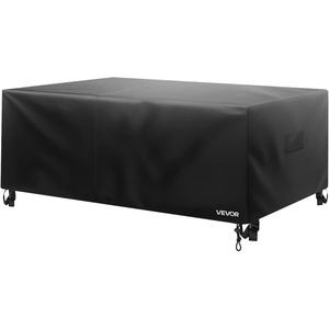 image:imageVEVOR Patio Furniture Cover 420D Heavy Duty Waterproof Outdoor Dining Table and Chairs Cover Large Rectangular Patio Table Covers with Air Vent for All Weather 74L x 47W x 28H inch Black126L x 63W x 28H