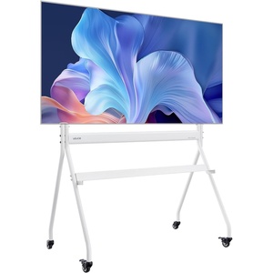 image:imageVEVOR Tripod Easel TV Stand for 4065 inch Flat ScreenCurved TVs Up to 99 lbs 18 LeftRight Rotation Portable TV Stand with Oak Wood Legs for Bedroom Living Room Studio MAX VESA 600 x 400 mmRolling
