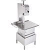 image:imageCommercial Electric Meat Bandsaw 1500W Stainless Steel Countertop Bone Sawing Machine Workbeach 193 x 15 01679 Inch Cutting Thickness Frozen Meat Cutter with 6 Blades for Rib Pork BeefVertical 2200W