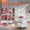 image:imageCommercial Electric Meat Bandsaw 1500W Stainless Steel Countertop Bone Sawing Machine Workbeach 193 x 15 01679 Inch Cutting Thickness Frozen Meat Cutter with 6 Blades for Rib Pork BeefVertical 2200W