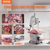 image:imageCommercial Electric Meat Bandsaw 1500W Stainless Steel Countertop Bone Sawing Machine Workbeach 193 x 15 01679 Inch Cutting Thickness Frozen Meat Cutter with 6 Blades for Rib Pork BeefCountertop 1500W