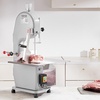 image:imageCommercial Electric Meat Bandsaw 1500W Stainless Steel Countertop Bone Sawing Machine Workbeach 193 x 15 01679 Inch Cutting Thickness Frozen Meat Cutter with 6 Blades for Rib Pork BeefCountertop 1500W