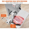 image:imageCommercial Electric Meat Bandsaw 1500W Stainless Steel Countertop Bone Sawing Machine Workbeach 193 x 15 01679 Inch Cutting Thickness Frozen Meat Cutter with 6 Blades for Rib Pork BeefVertical 2200W