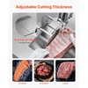 image:imageCommercial Electric Meat Bandsaw 1500W Stainless Steel Countertop Bone Sawing Machine Workbeach 193 x 15 01679 Inch Cutting Thickness Frozen Meat Cutter with 6 Blades for Rib Pork Beef1100W 130