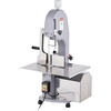 image:imageCommercial Electric Meat Bandsaw 1500W Stainless Steel Countertop Bone Sawing Machine Workbeach 193 x 15 01679 Inch Cutting Thickness Frozen Meat Cutter with 6 Blades for Rib Pork BeefCountertop 1100W
