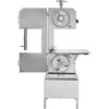 image:imageCommercial Electric Meat Bandsaw 1500W Stainless Steel Countertop Bone Sawing Machine Workbeach 193 x 15 01679 Inch Cutting Thickness Frozen Meat Cutter with 6 Blades for Rib Pork BeefVertical 2200W