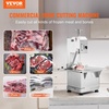 image:imageCommercial Electric Meat Bandsaw 1500W Stainless Steel Countertop Bone Sawing Machine Workbeach 193 x 15 01679 Inch Cutting Thickness Frozen Meat Cutter with 6 Blades for Rib Pork BeefCountertop 2200W