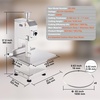 image:imageCommercial Electric Meat Bandsaw 1500W Stainless Steel Countertop Bone Sawing Machine Workbeach 193 x 15 01679 Inch Cutting Thickness Frozen Meat Cutter with 6 Blades for Rib Pork BeefCountertop 2200W