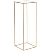 image:imageVEVOR 10PCS 315inch High Wedding Flower Stand With Acrylic LaminateMetal Vase Column Geometric Centerpiece Stands Gold Rectangular Floral Display Rack for Events Reception Party Decoration