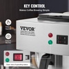 image:imageVEVOR 12 Cups Commercial Drip Coffee Maker Coffee Maker Machine with Thermal Carafe to Keep Warm or Cold Stainless Steel Pour Over Coffee Brewer for Restaurant Office Cafe