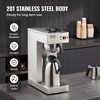 image:imageVEVOR 12 Cups Commercial Drip Coffee Maker Coffee Maker Machine with Thermal Carafe to Keep Warm or Cold Stainless Steel Pour Over Coffee Brewer for Restaurant Office Cafe