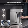image:imageVEVOR 12 Cups Commercial Drip Coffee Maker Coffee Maker Machine with Thermal Carafe to Keep Warm or Cold Stainless Steel Pour Over Coffee Brewer for Restaurant Office Cafe