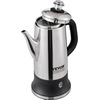 image:imageVEVOR 12Cup Electric Percolator Coffee Pot 304 Stainless Steel Body Coffee Percolator with Keep Warm Function amp HeatResistant Handle Classic Coffee Maker Quick Brew amp EasyPour Spout Silver