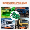 image:imageVEVOR 38 Tractor Bucket Hooks with Tie Down Ring Grade 70 Forged Steel 2 Pack BoltOn Grab Hook with Back Plates Compatible for Tractor Bucket RV UTV Truck Maximum Break Strength 15000 lbs Green2PCS Split