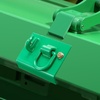 image:imageVEVOR 38 Tractor Bucket Hooks with Tie Down Ring Grade 70 Forged Steel 2 Pack BoltOn Grab Hook with Back Plates Compatible for Tractor Bucket RV UTV Truck Maximum Break Strength 15000 lbs Green2PCS Integrated