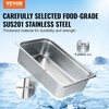 image:imageVEVOR 6 Pack Stainless Steel Hotel Pans  12 Size 6Inch Deep 08mm Thick AntiJam Commercial Food Pans for Steam Tables Restaurants Catering amp Industrial Use6 Inch Deep Thickened