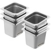 image:imageVEVOR 6 Pack Stainless Steel Hotel Pans  12 Size 6Inch Deep 08mm Thick AntiJam Commercial Food Pans for Steam Tables Restaurants Catering amp Industrial Use6 Inch Deep Thickened