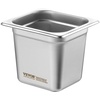 image:imageVEVOR 6 Pack Stainless Steel Hotel Pans  12 Size 6Inch Deep 08mm Thick AntiJam Commercial Food Pans for Steam Tables Restaurants Catering amp Industrial Use6 Inch Deep Thickened