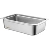 image:imageVEVOR 6 Pack Stainless Steel Hotel Pans  12 Size 6Inch Deep 08mm Thick AntiJam Commercial Food Pans for Steam Tables Restaurants Catering amp Industrial Use6 Inch Deep Thickened