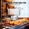 image:imageVEVOR 6 Pack Stainless Steel Hotel Pans  12 Size 6Inch Deep 08mm Thick AntiJam Commercial Food Pans for Steam Tables Restaurants Catering amp Industrial Use6 Inch Deep Thickened
