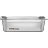image:imageVEVOR 6 Pack Stainless Steel Hotel Pans  12 Size 6Inch Deep 08mm Thick AntiJam Commercial Food Pans for Steam Tables Restaurants Catering amp Industrial Use4 Inch Deep Thickened