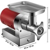 image:imageVEVOR 661 LbsHour800 W Machine 15 HP Electric Mincer with 2 Grinding Plates Sausage Kit Set Meat Grinder Heavy Duty Home Kitchen amp Commercial Use Red 800 W22 661 LbsHour