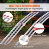 image:imageVEVOR 75ft Aluminum Ramps 1500 lbs Folding Loading Ramps 2 pcs Set for Pickup Trucks Bed Trailers Ramp with Load Straps for Dirt Bike UTV ATV Trucks Lawn Mowers Cargo Trailer 89 L x 12 W1500lbs