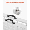 image:imageVEVOR 75ft Aluminum Ramps 1500 lbs Folding Loading Ramps 2 pcs Set for Pickup Trucks Bed Trailers Ramp with Load Straps for Dirt Bike UTV ATV Trucks Lawn Mowers Cargo Trailer 89 L x 12 W2000lbs