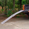 image:imageVEVOR 75ft Aluminum Ramps 1500 lbs Folding Loading Ramps 2 pcs Set for Pickup Trucks Bed Trailers Ramp with Load Straps for Dirt Bike UTV ATV Trucks Lawn Mowers Cargo Trailer 89 L x 12 W750lbs