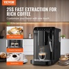 image:imageVEVOR Automatic Espresso Machine 20 Bar Auto Coffee Machine with Frother Steam Wand BuiltIn Grinder and 15Level Grinding Settings Professional Espresso Coffee Maker with 15L Water Tank