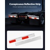 image:imageVEVOR Chrome Straight Spring Loaded Mud Flap Hangers 212 Bolt Spacing Mudflap Hangers for Semi Trucks 1 Pair Heavy Duty Semi Truck Mud Flap Hanger Set with Aluminum Reflective Plates Silver