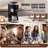 image:imageVEVOR Coffee Maker with Grinder 8 Cup Programmable Coffee Machine Grind and Brew Coffee Maker with 3 Brew Strength Control Reusable Filter Removable Water Tank for Home Office Restaurant8 CUPB